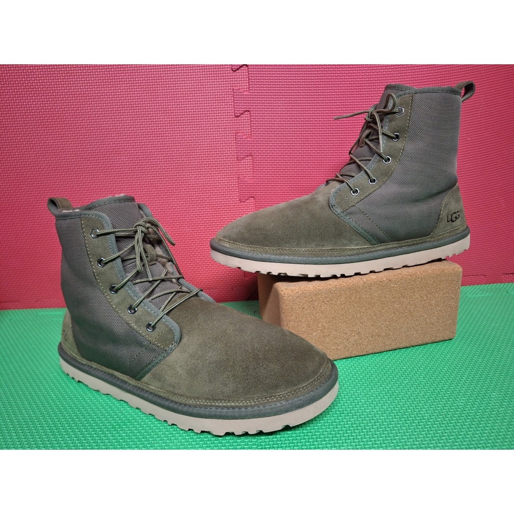 UGG Harkley Olive Green Lace Up Chukka Boots Shoes Us Size 13 Men's 1095354